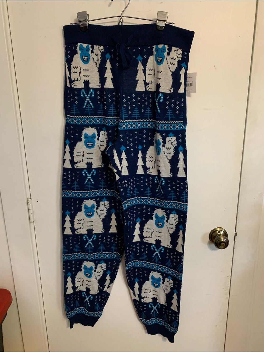 Abominable Snowman pajama pants